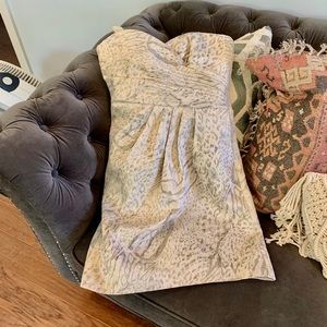 Laundry strapless dress.